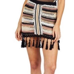 Cleobella crochet skirt